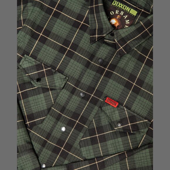 DIXXON FLANNEL - Ornament Flannel Shirt - Mens Large - Picture 9 of 14